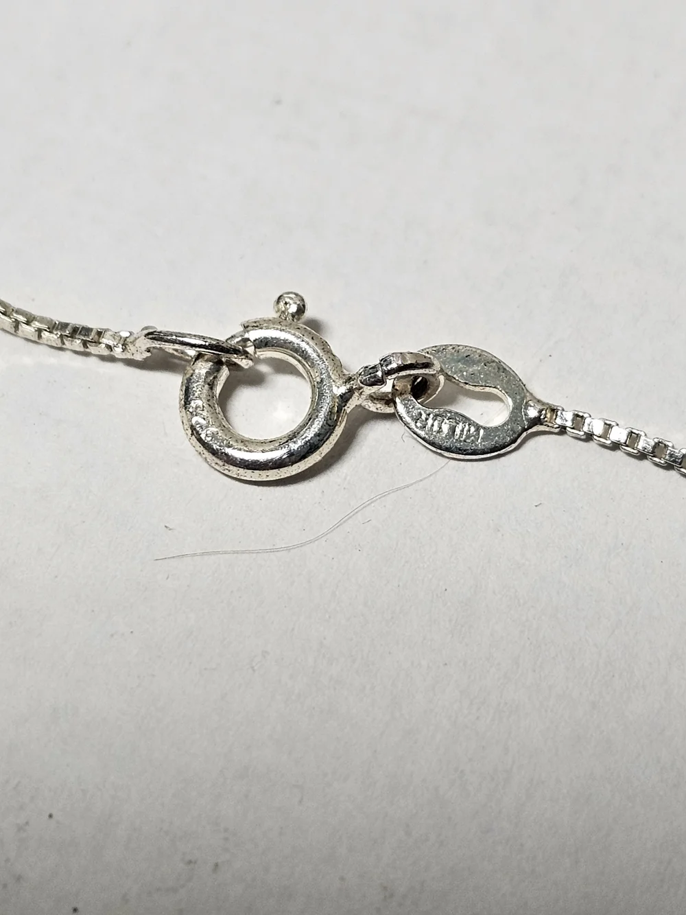 Men's Sterling Silver Cross Pendant Necklace 18